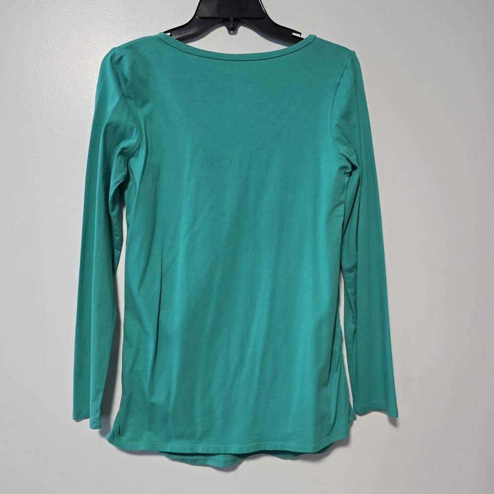 Motherhood Maternity Long Sleeve V-Neck  Sweater And T-Shirt Bundle, Size M - Picture 5 of 7